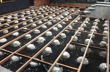 Konstruktionsholz Preis:6,35€/lfm Bongossi 60x60mm Kantholz Balken Träger No.271