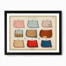 Reitersättel Kunstdruck