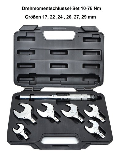 Drehmomentschlüssel set 75 - drehmomentschlüssel-set, 10-75