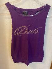 DADA Damen Top Dada Supreme Top Dada Ladies Lila Purple Violett Größe L