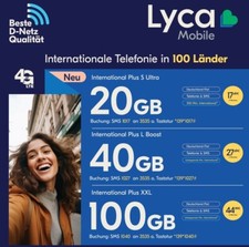 50 Stück Lyca-Mobile Prepaid