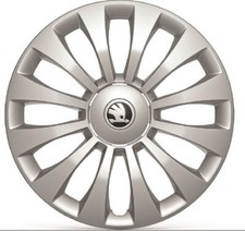 Original Skoda Radzierblenden Radkappen Costa 15'' Fabia III Rapid 5JA071455A