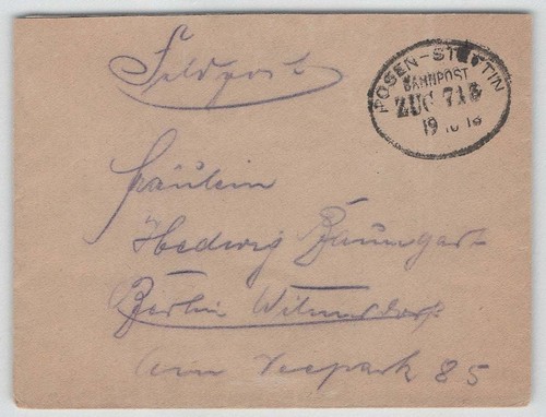 Reich bahnpost - d.,