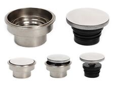 EinschweissTankdeckel PopUp Poliert für Harley und Custom Tanks