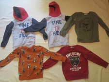 Gr. 128: Zwillingspaket Sweetshirts, 5 Stück (#452)