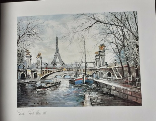 Paris pont alex - alex, print