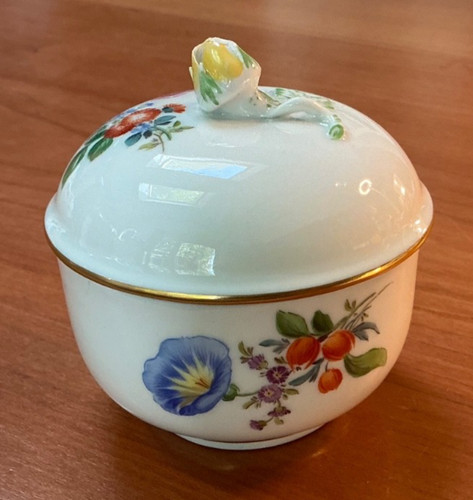 Meissen porzellan zuckerdose - meissen,