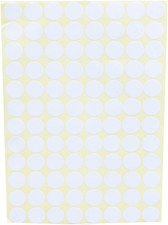 1440 Stück, 16mm Klebepunkte Runde Punktaufkleber Etiketten Markierungspunkte, 1