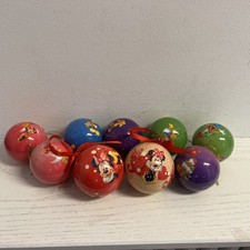 Disney Weihnachtskugeln Mickey & Friends Micky Maus - 9 Weihnachtskugeln Vintage