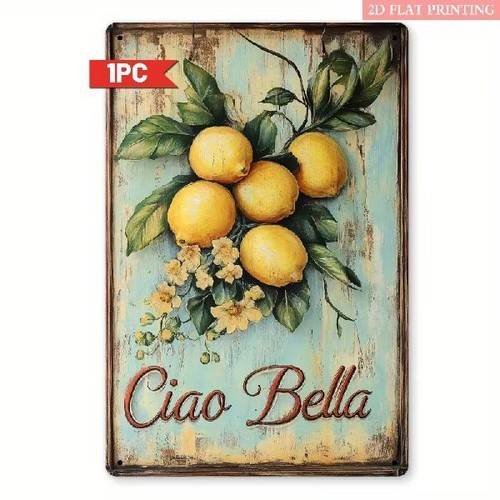 Blechschild ciao bella lemon - ciao,