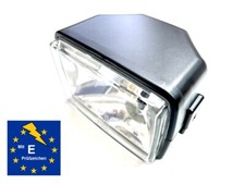 Klarglas Scheinwerfer Lampe eckig für Mofa Hercules Prima 2 3 4 und 5 S Tuning