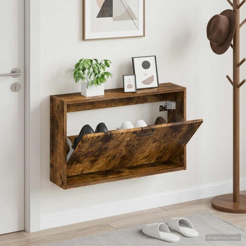 Wandmontierter schuhschrank - wandmontierter,