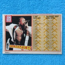 MC M.C. HAMMER Song Book "U