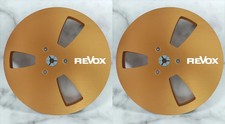 One Pair 7'' golden Revox Tape
