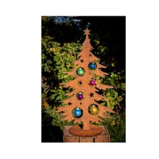 Edelrost deko Weihnachtsbaum