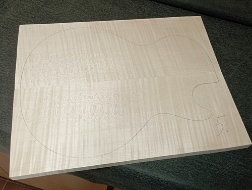 Flamed maple topset - flamed,