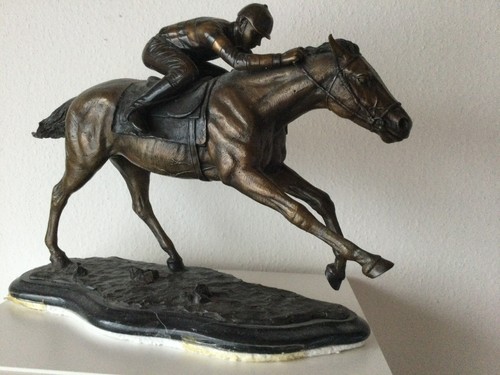 Skulptur grosse bronze figur - skulptur,