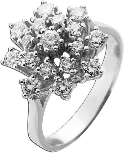Diamantring weißgold 585 14k - 585,