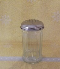 Zuckerstreuer Zuckerspender Glas 15 cm hoch