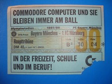 87/88 Ticket FC Bayern