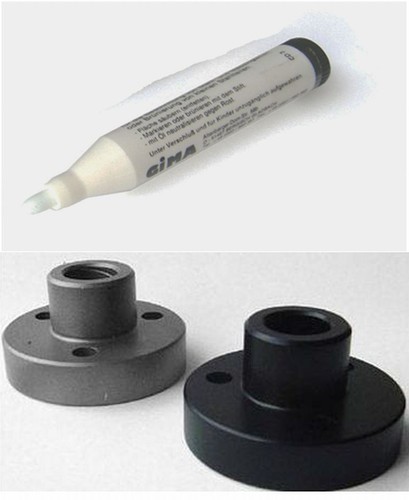 Brünierstift medium schwarz