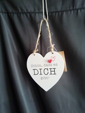 Deko-Herz/Spruch/aufgesetztes