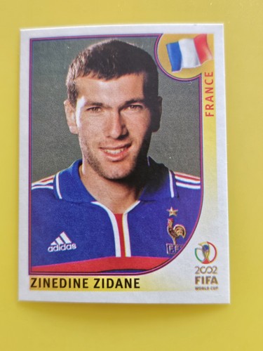 Panini 2002 sticker zidane - sticker,