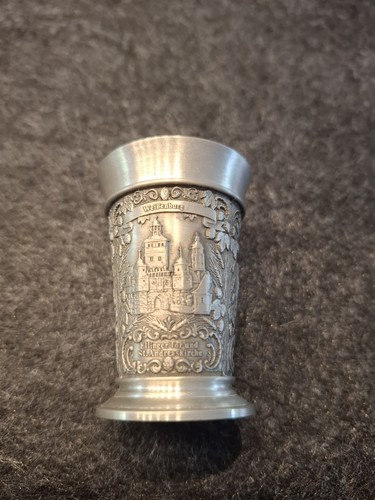 Zinnbecher souvenir stadt - zinnbecher,