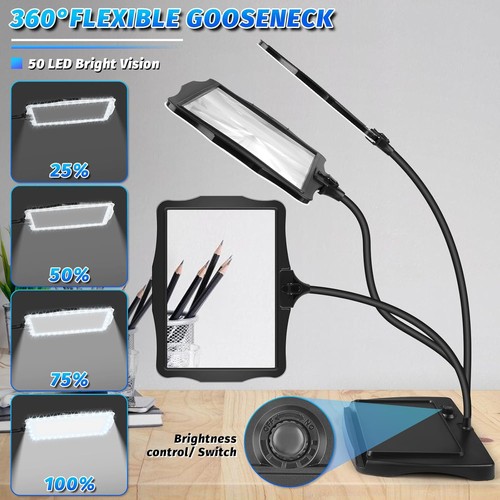 Lupe mit licht und - 2-in-1,