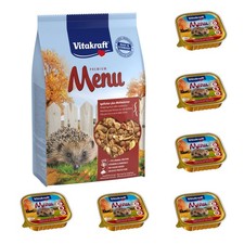 Vitakraft Igelfutter 600g + 6x 100g Nassfutter - Futter Igel Spezialfutter 