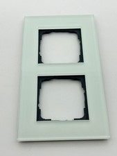 Gira Esprit 2-fach Rahmen für Schalter Steckdose Glas Mint mit Chip lesen