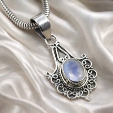 Anhänger Mondstein Silber