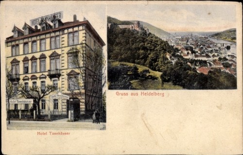 Heidelberg neckar hotel - ak, am