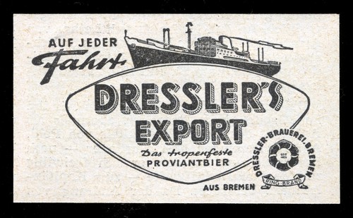 Reklame 1960 auf jeder fahrt - reklame,