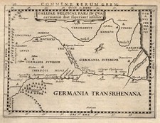 Rheinland Original Kupferstich