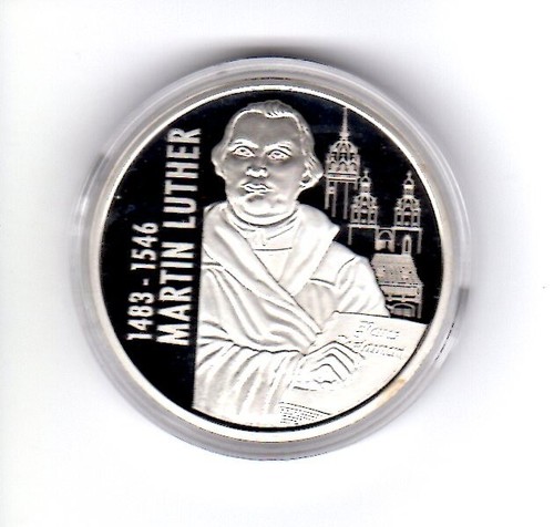 Gedenkmedaille martin luther - gedenkmedaille,