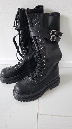 Kampf stiefel schwarz - kampf-stiefel,