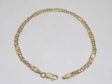 585 Gold 14K Gelbgold 3,1 g Armband Dollarkette Armkette 18,5 cm 8357