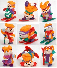 Überraschungsei Figuren Hanny Bunnys lustige Ski Hasen Auswahl UeEi