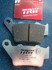 Yamaha WR 125 R WR125 X Lucas Bremsbeläge Bremsklötze hinten MCB 672