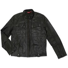 PUMA DUCATI HERREN ECHT LEDERJACKE SCHWARZ BIKER JACKE NEU MOTORRAD KULT S-XL