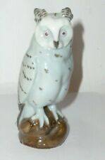 Alte Corona Eule Uhu Schwarza Saalbahn Figur Porzellanfigur Porzellaneule Eulen