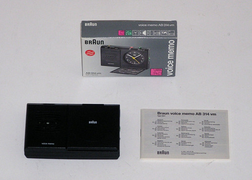 Braun voice memo 314 vm - memo, ab
