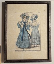 Antiker mode stich damenkleid - stich,