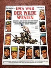 Das war der Wilde Westen Kinoplakat Poster A1, GEROLLT, John Wayne, Stewart