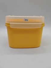 TUPPERWARE BELLEVUE BEHÄLTER 2,6 L GELB WEISS VORRATSDOSE - Deckel beschädigt