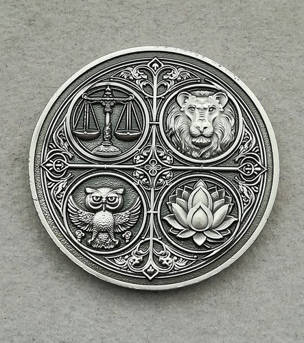 Medaille kardinaltugenden - 4,