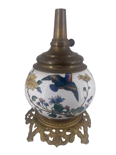Petroleumlampe aus steingut - steingut,