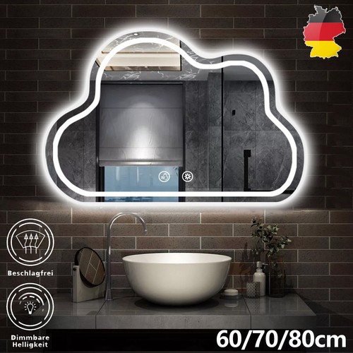 60x80 led badspiegel mit - led,
