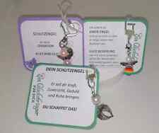 Glücksbringer Perlen Schutzengel Karte Operation GUTE BESSERUNG